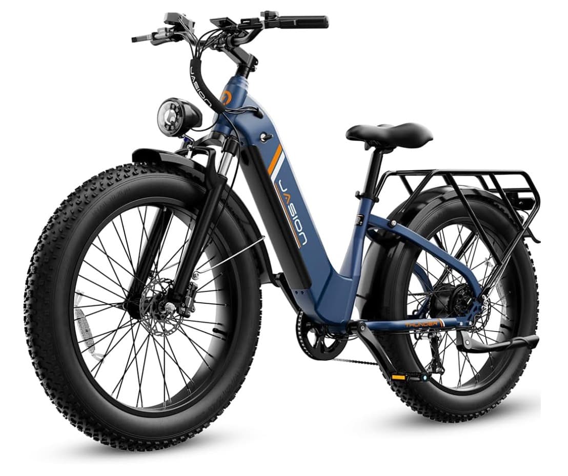 Jasion Thunder PRO electric bike in blue